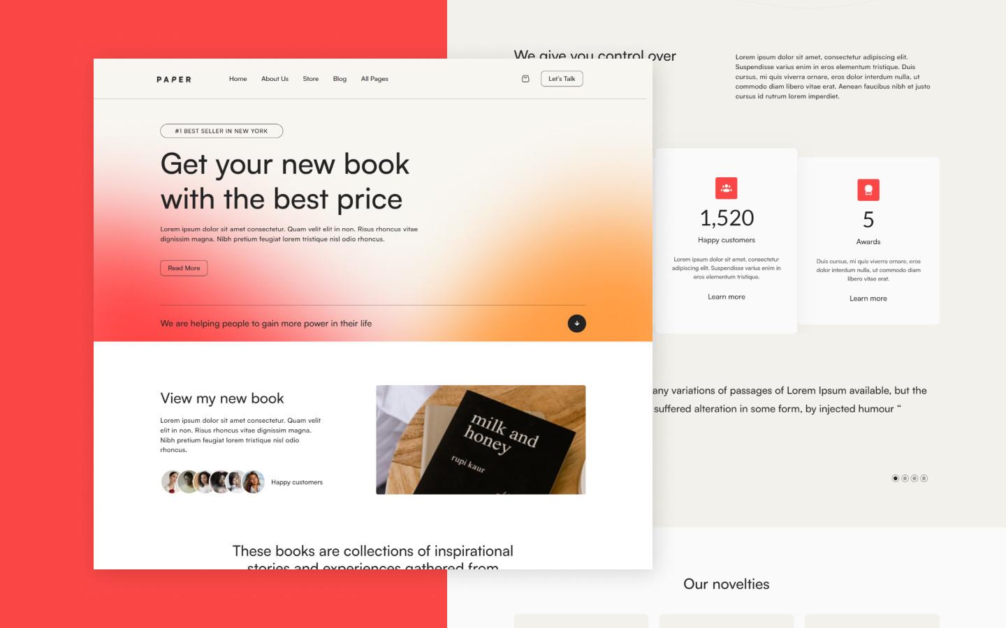 Paper 128 - Book Website Template