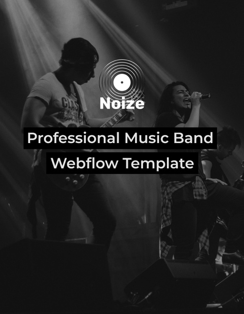 Noize 128 - Music Website Template