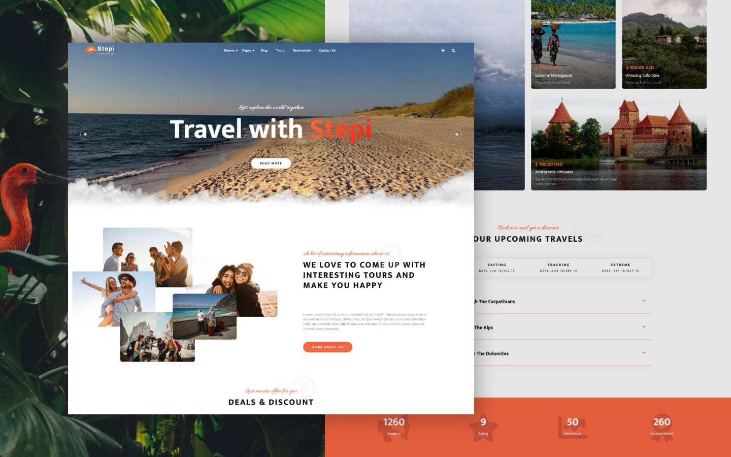 Stepi 128 - Tourism Website Template
