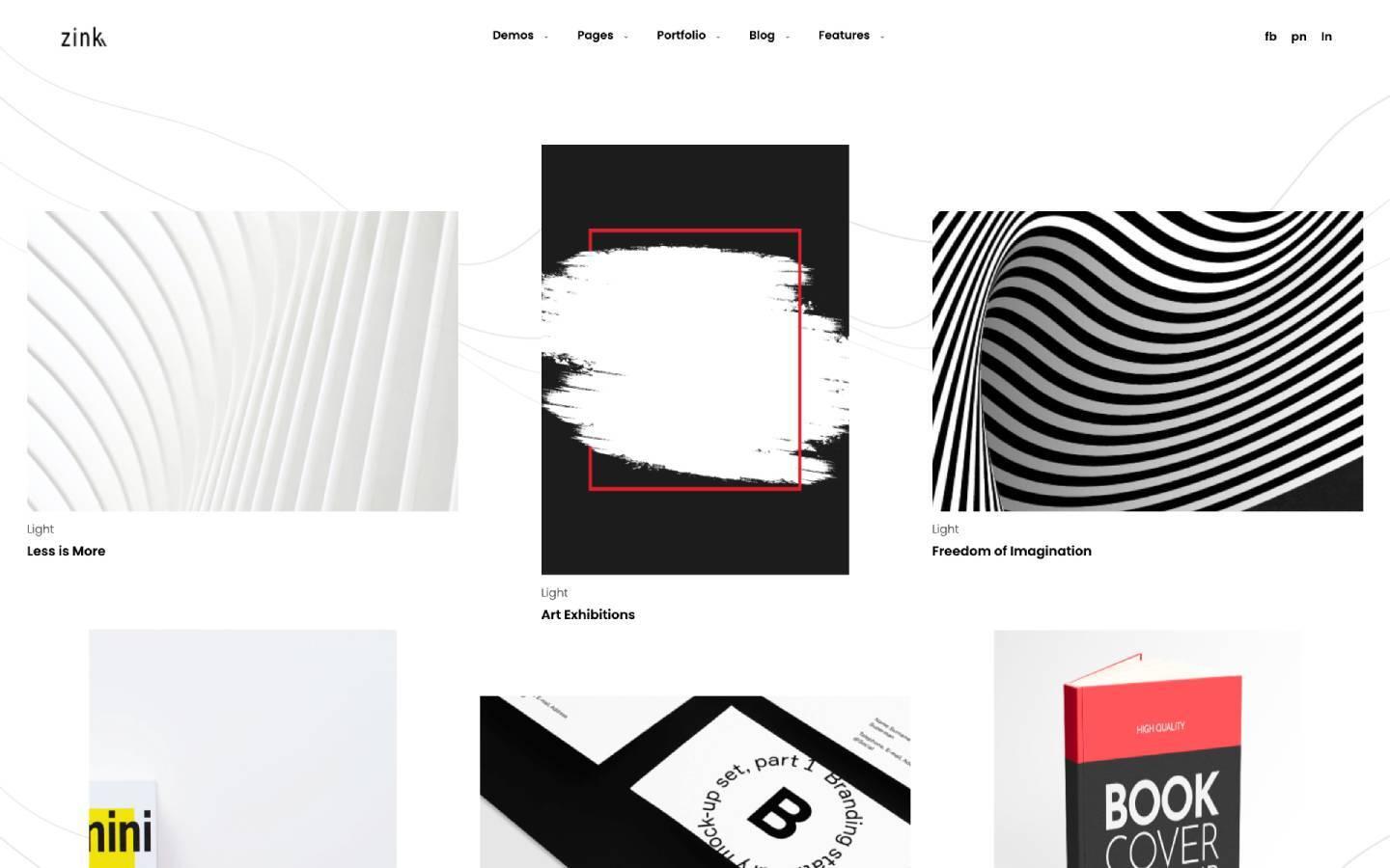 Zink 128 - Agency Website Template