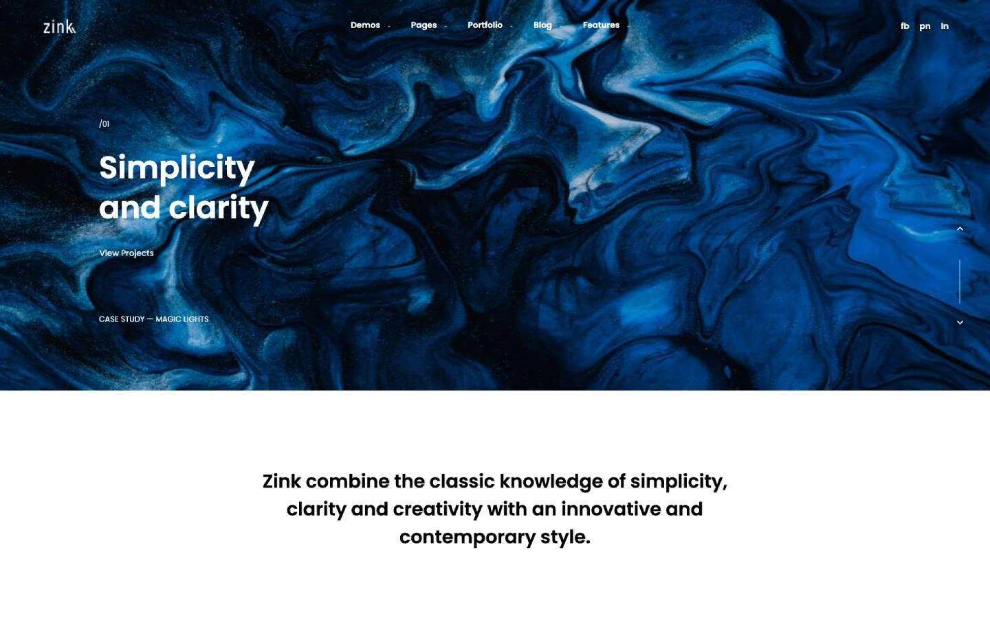 Zink 128 - Agency Website Template