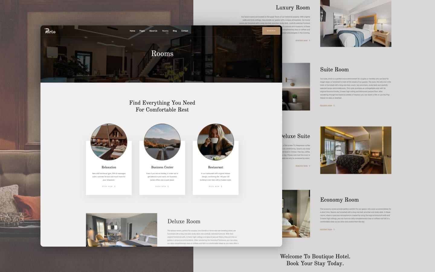 Porto 128 - Hotel Website Template