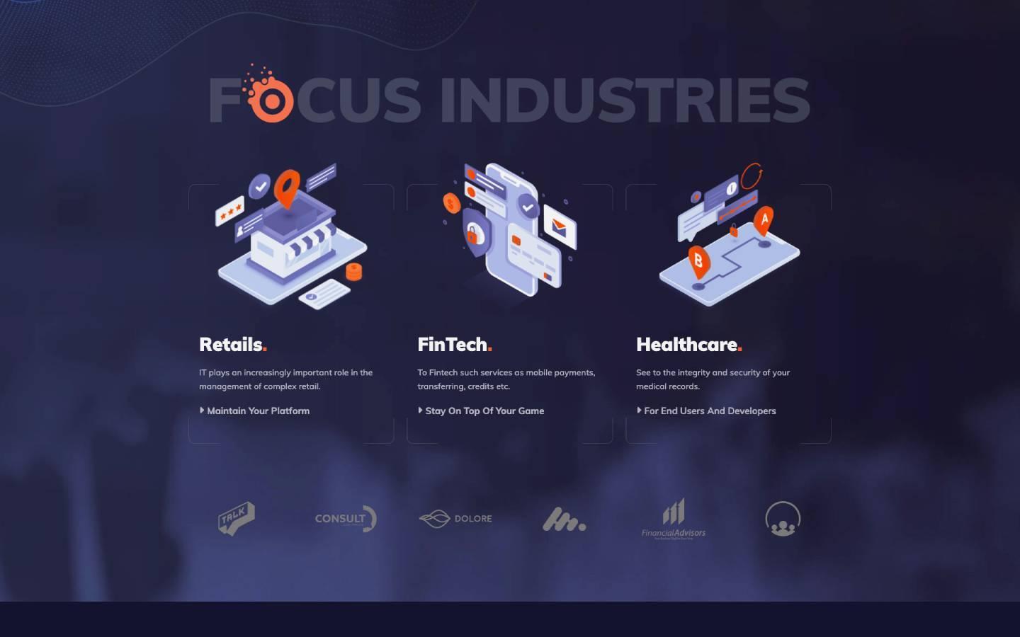 Outsourceo 128 - IT company Website Template