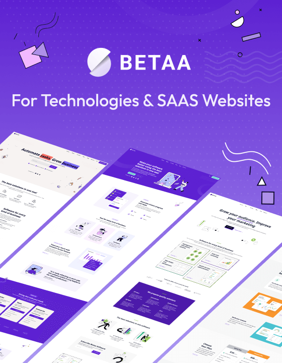 Betaa 128 - SaaS, Startup and Software Website Template