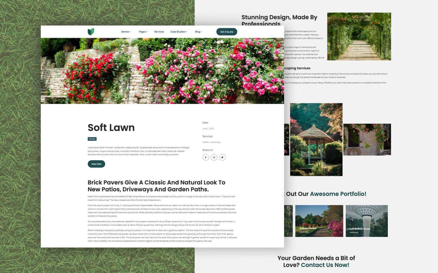 Landscape 128 - Landscaping and Gardening Website Template