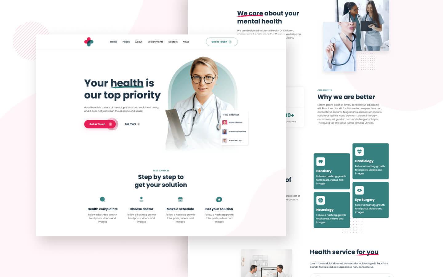 Medic 128 - Health Website Template