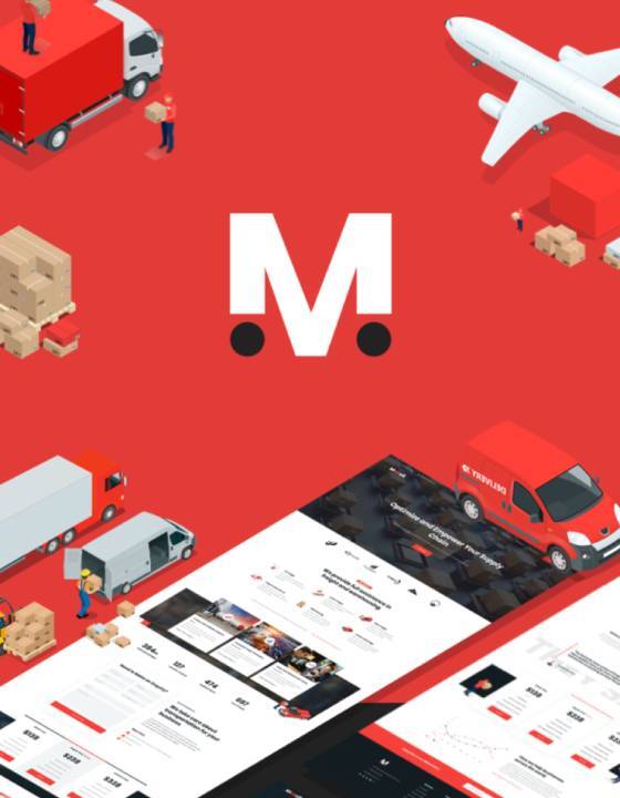Moovit - Transportation Website Template