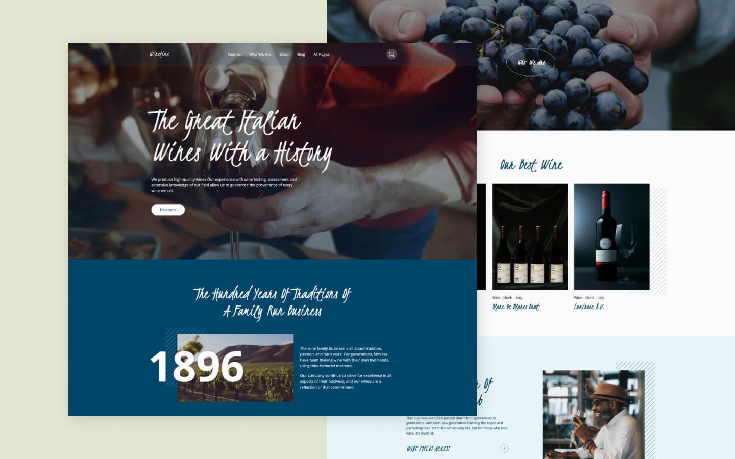 Winetime 128 - Winery and Wine Shop Website Template
