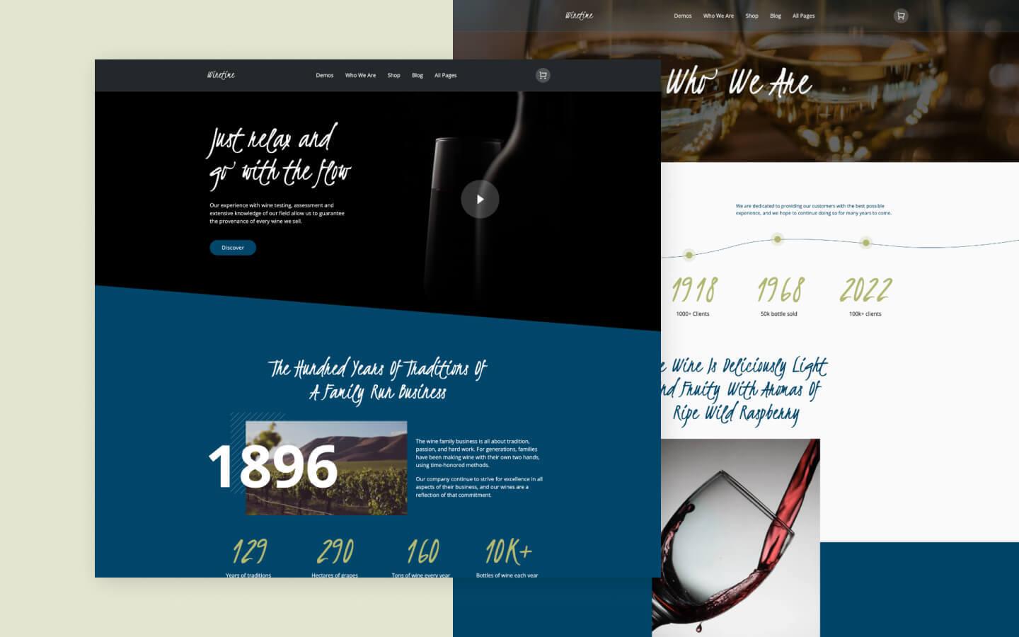 Winetime 128 - Winery and Wine Shop Website Template