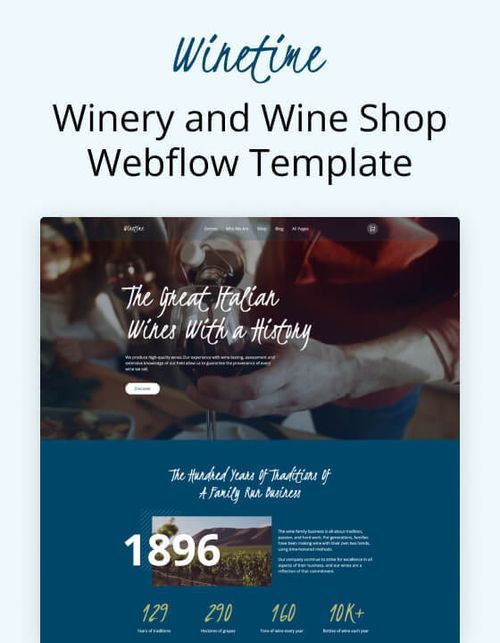 Winetime 128 - Winery and Wine Shop Website Template
