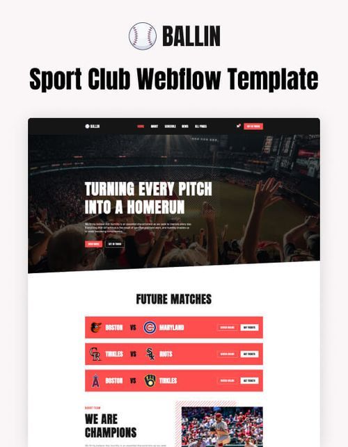 Ballin 128 - Sport Club Website Template