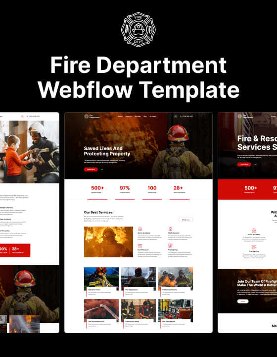 Fire Department 128 - Fire Department Website Template