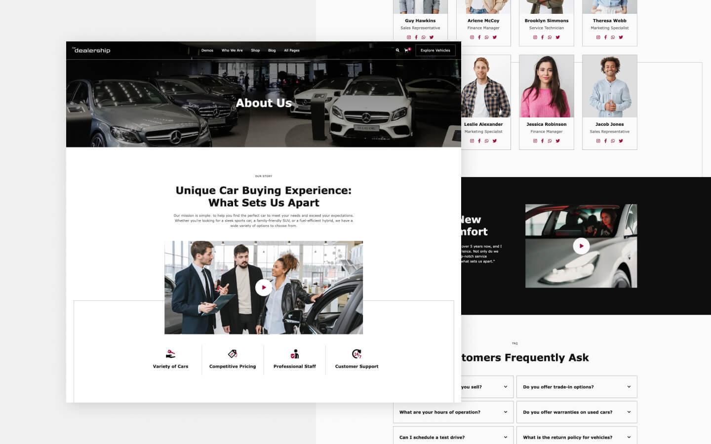 Car Dealership 128 - Car Dealer and Automotive Website Template