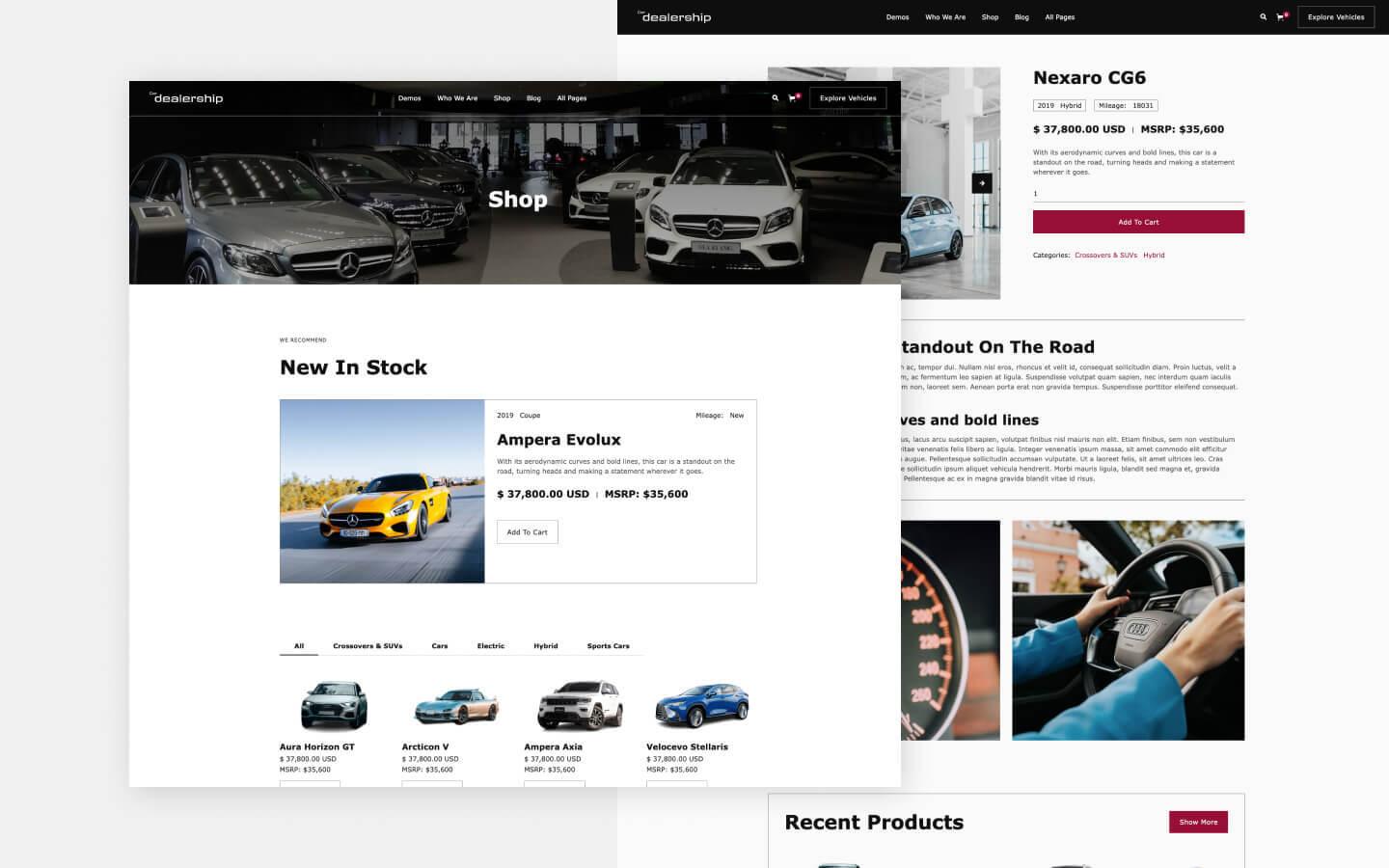 Car Dealership 128 - Car Dealer and Automotive Website Template