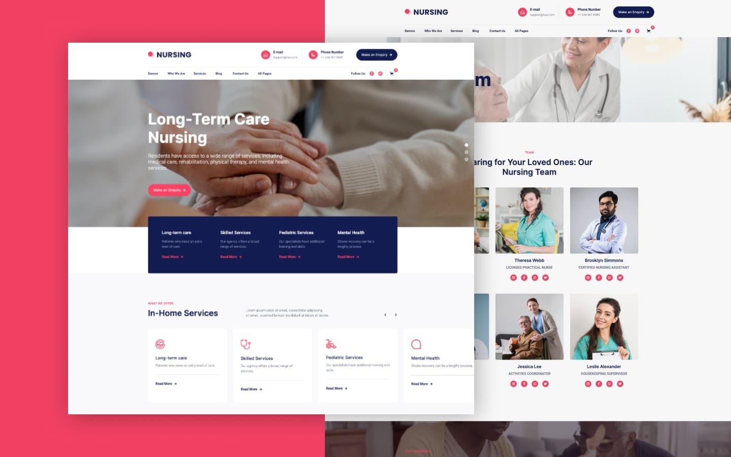 Nursing 128 - Medical Care Website Template