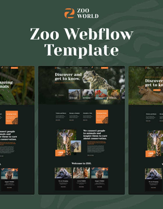 Zoo 128 - Zoo Website Template
