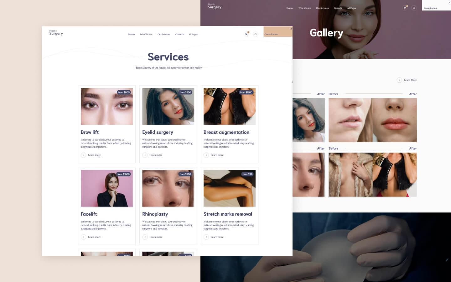 Plastic Surgery 128 - Cosmetic & Plastic Surgery Website Template