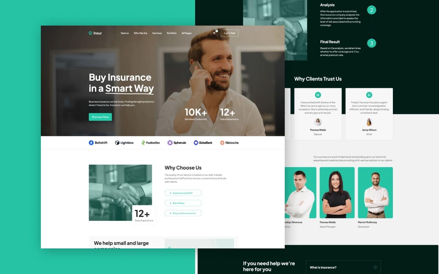 Insur 128 - Insurance Website Template