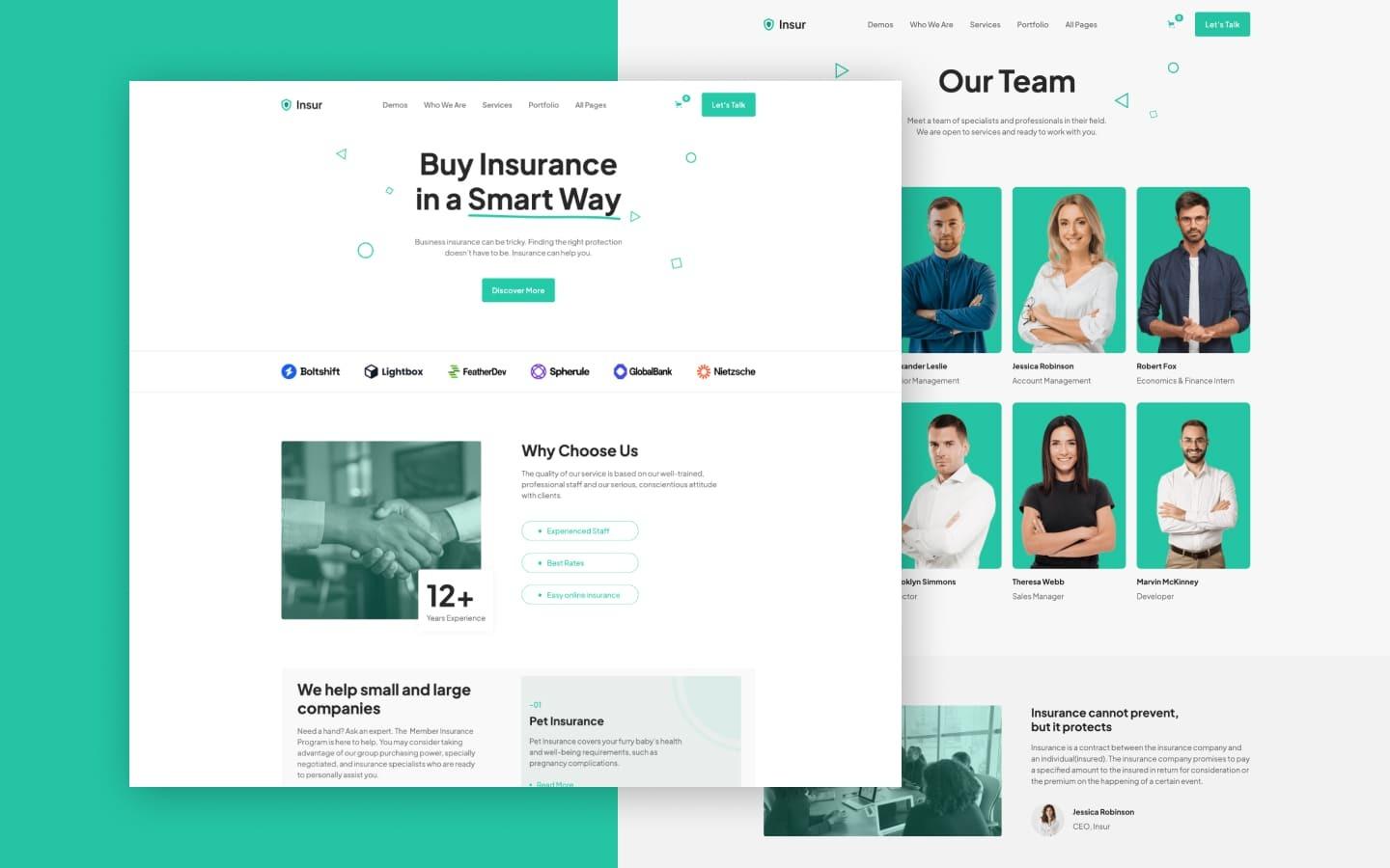Insur 128 - Insurance Website Template