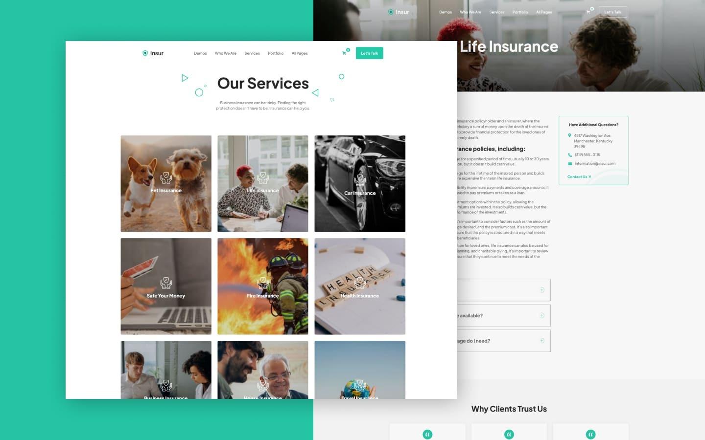 Insur 128 - Insurance Website Template