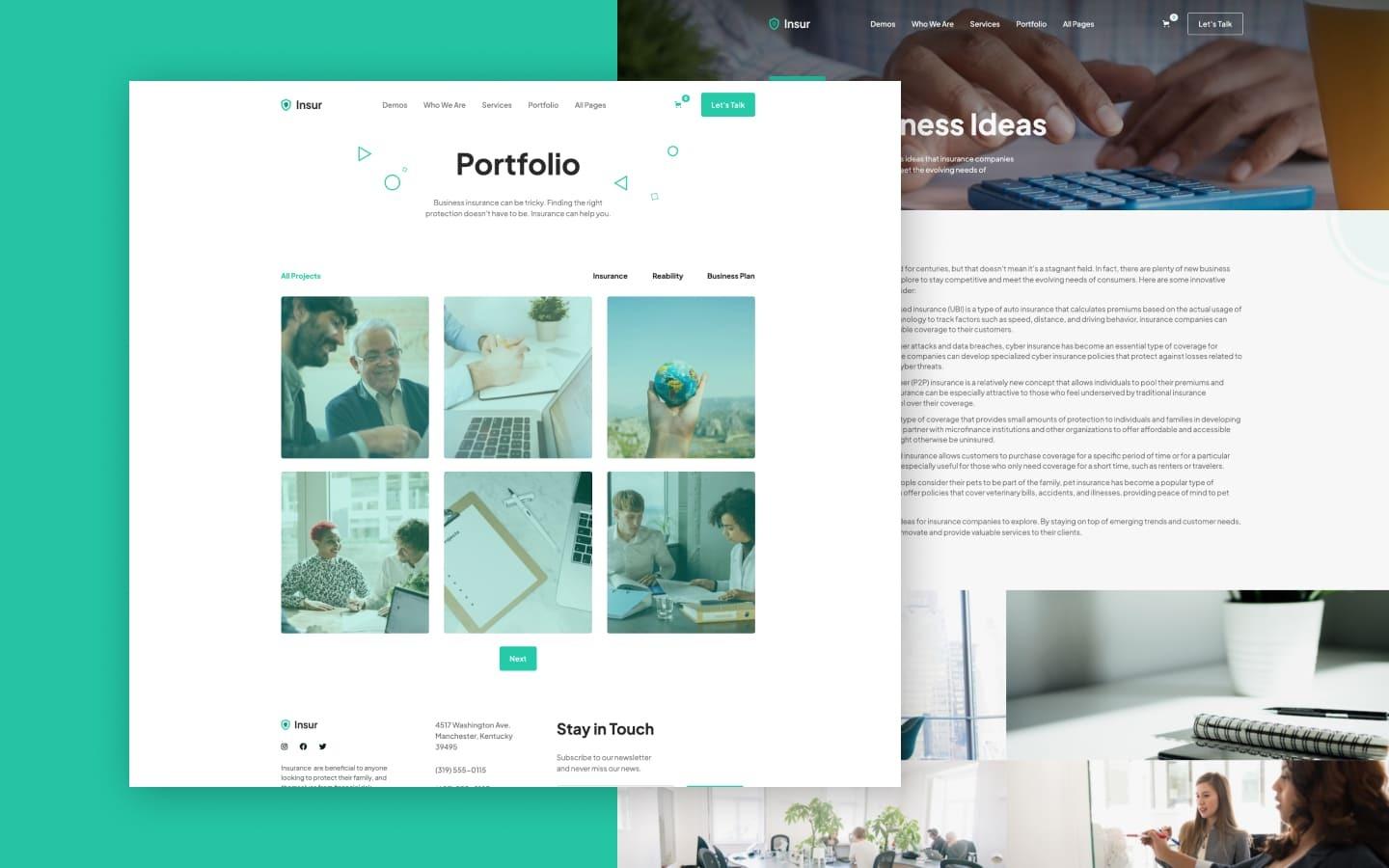 Insur 128 - Insurance Website Template