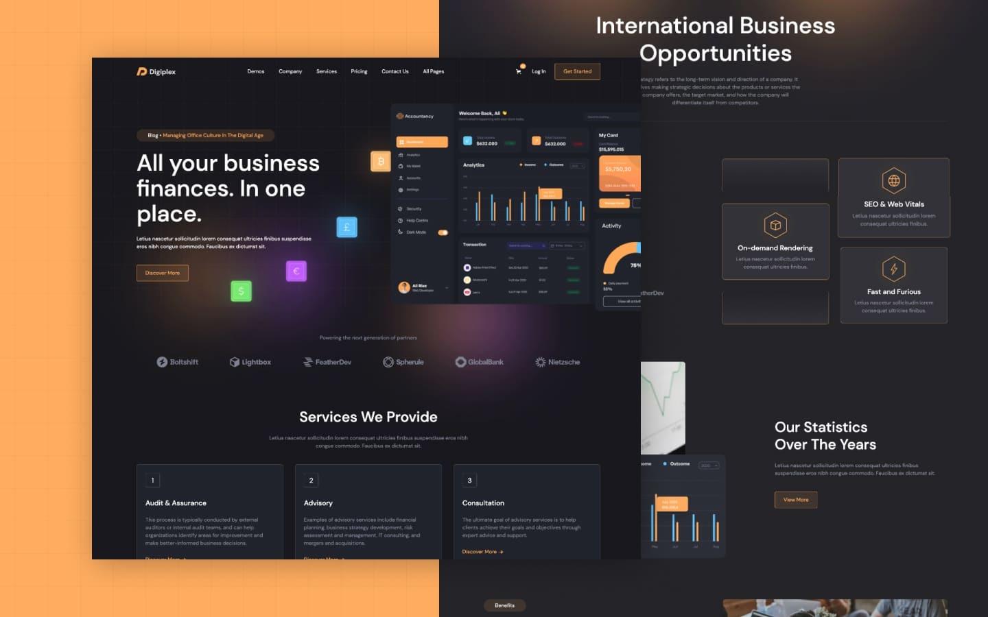Digiplex 128 - SAAS and Startup Webflow Template