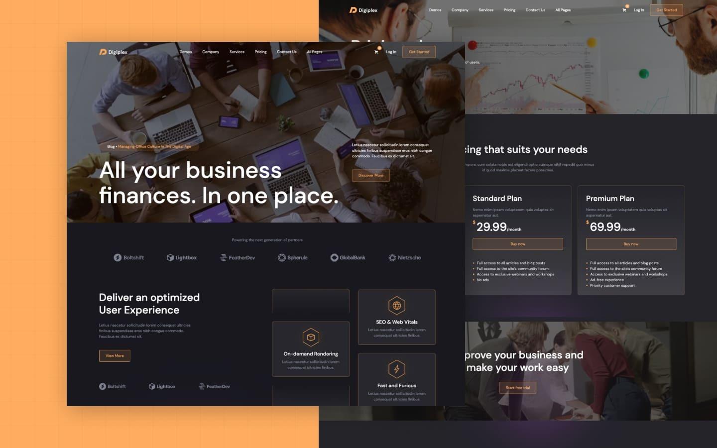 Digiplex 128 - SAAS and Startup Webflow Template