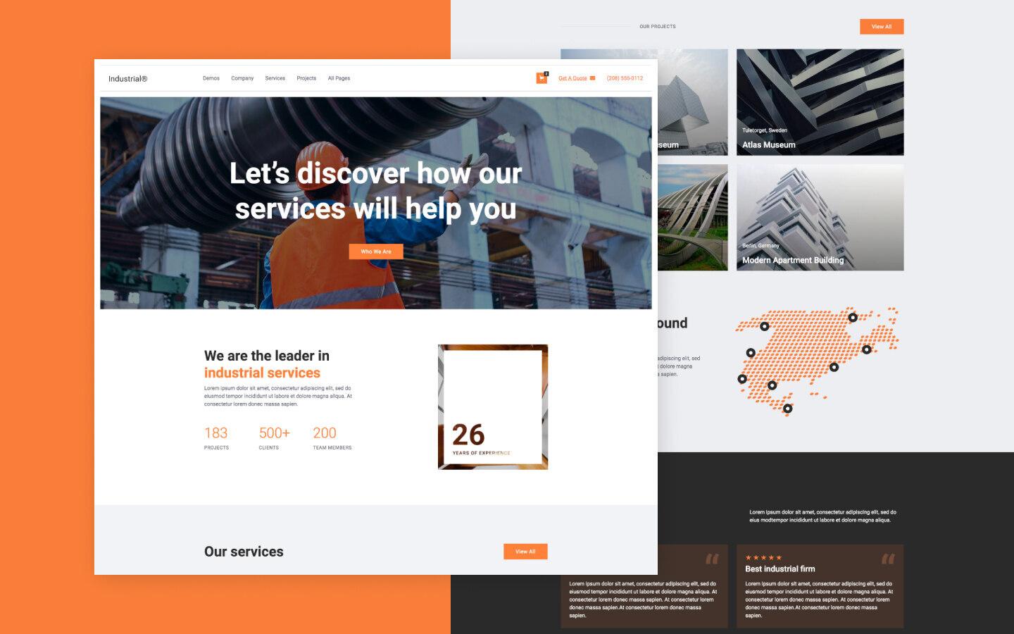 Industrial 128 - Industry and Factory Webflow Template