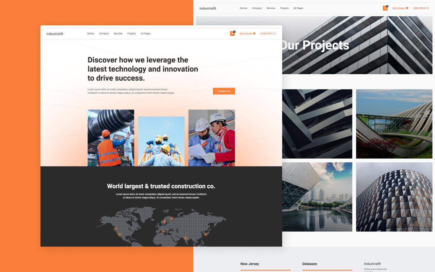Industrial 128 - Industry and Factory Webflow Template