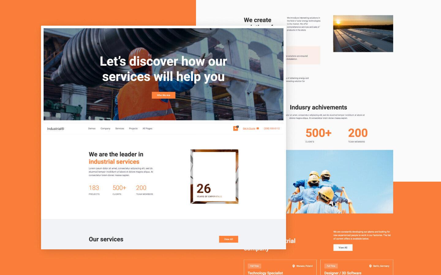 Industrial 128 - Industry and Factory Webflow Template