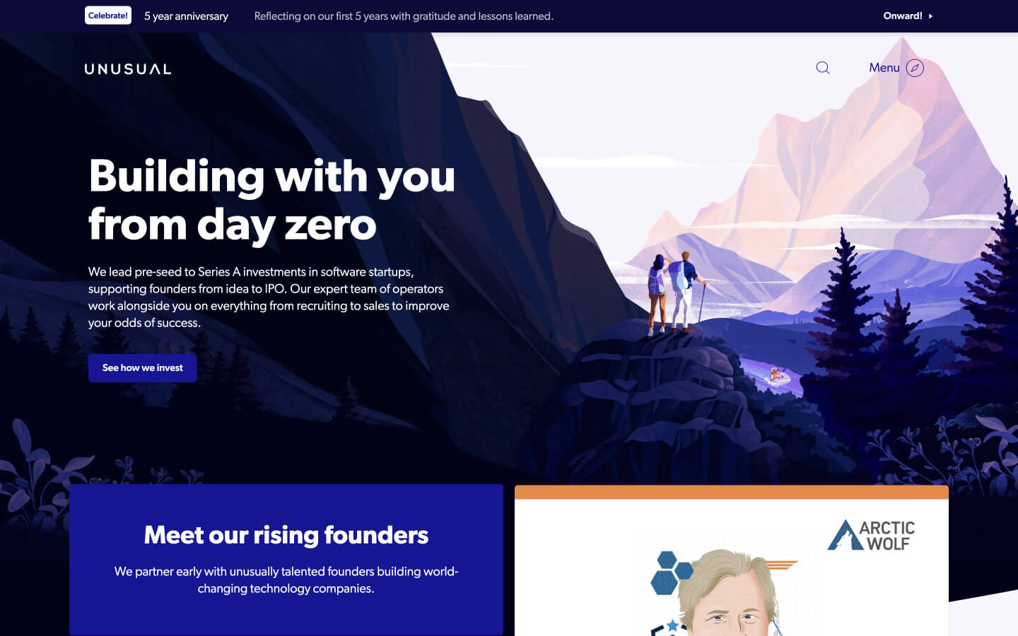 unusual webflow site