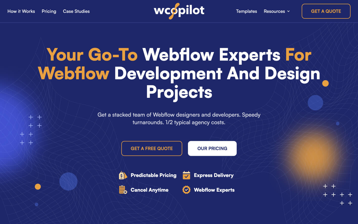 wCopilot webflow site