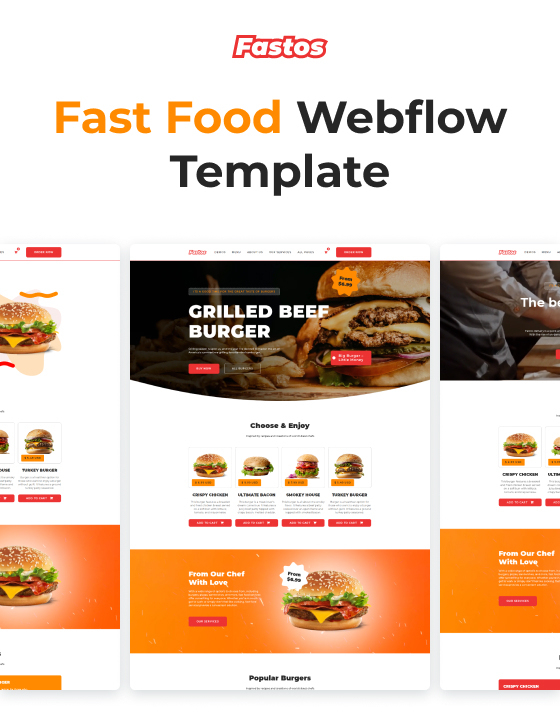 Fastos 128 - Fast Food Website Template