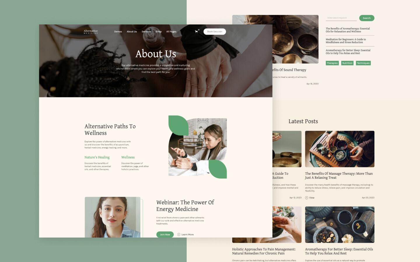 Alternative Medicine 128 - Alternative Medicine Website Template
