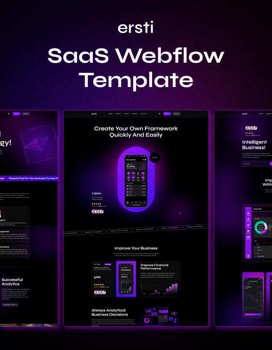 Ersti 128 - SaaS Website Template
