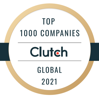 clutch badge - top 1000 companies