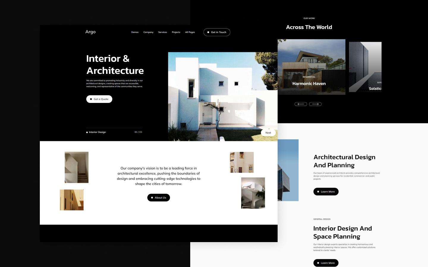 Argo 128 - Architecture and Interior Design Website Template