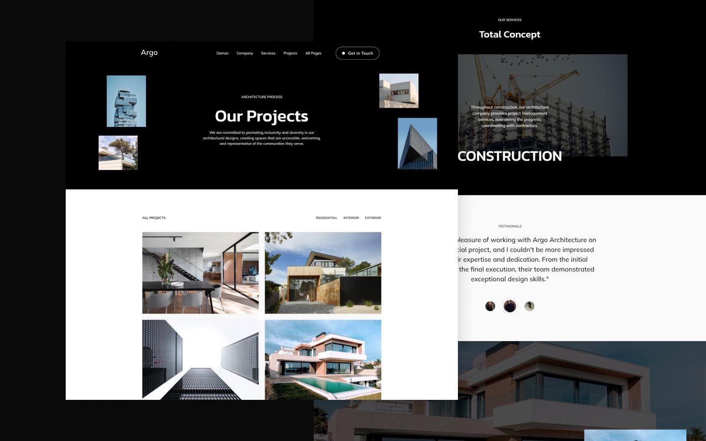 Argo 128 - Architecture and Interior Design Website Template