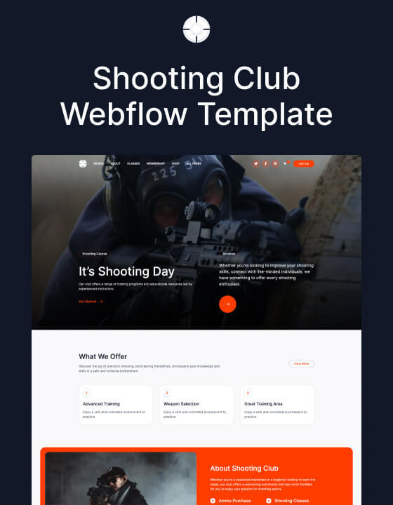 Shooting Club 128 - Shooting Range and Gun Club Website Template