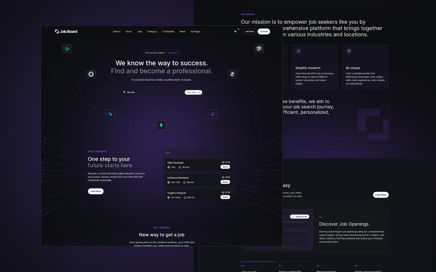 Job Board 128 - Job Board Website Template