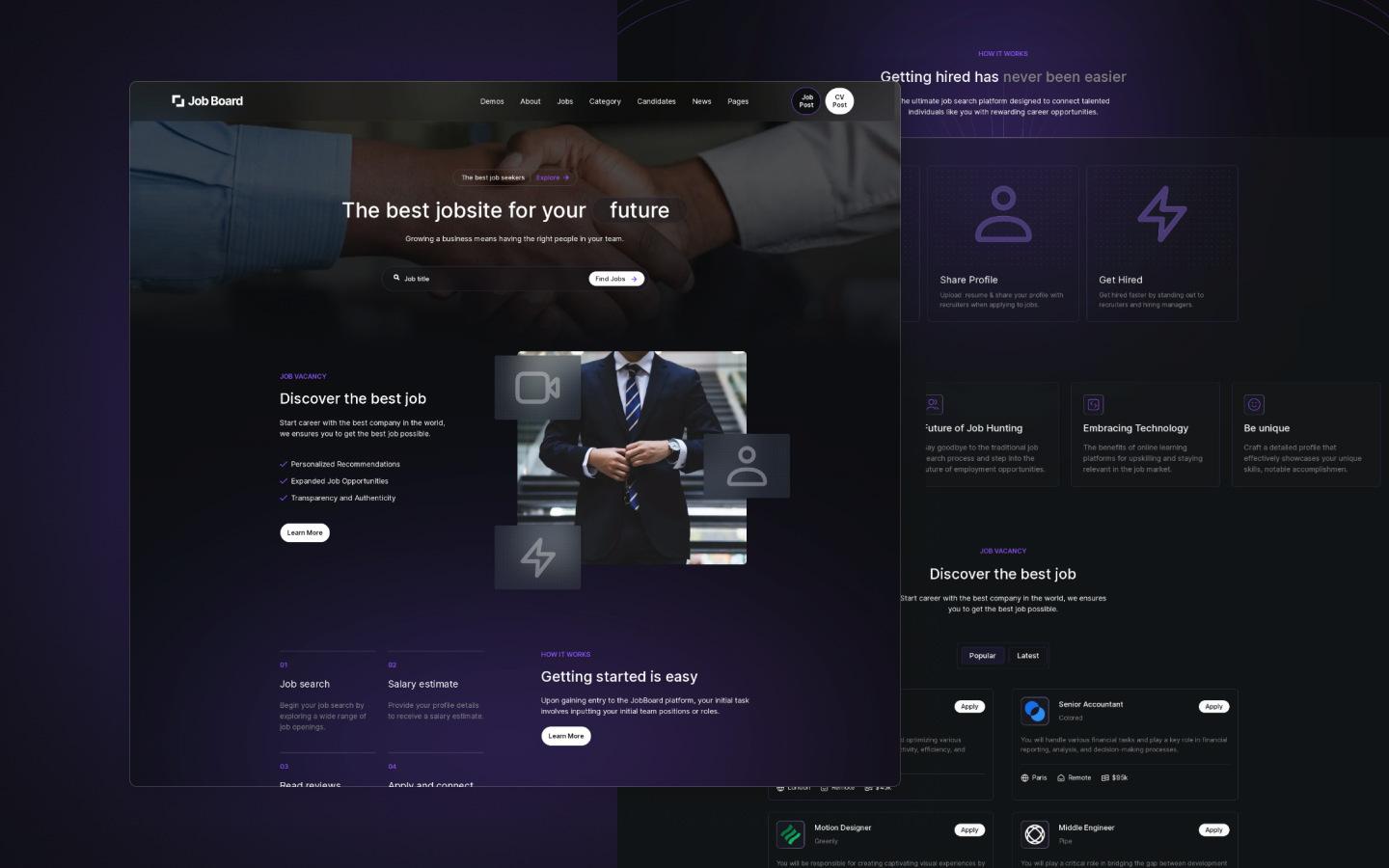 Job Board 128 - Job Board Website Template