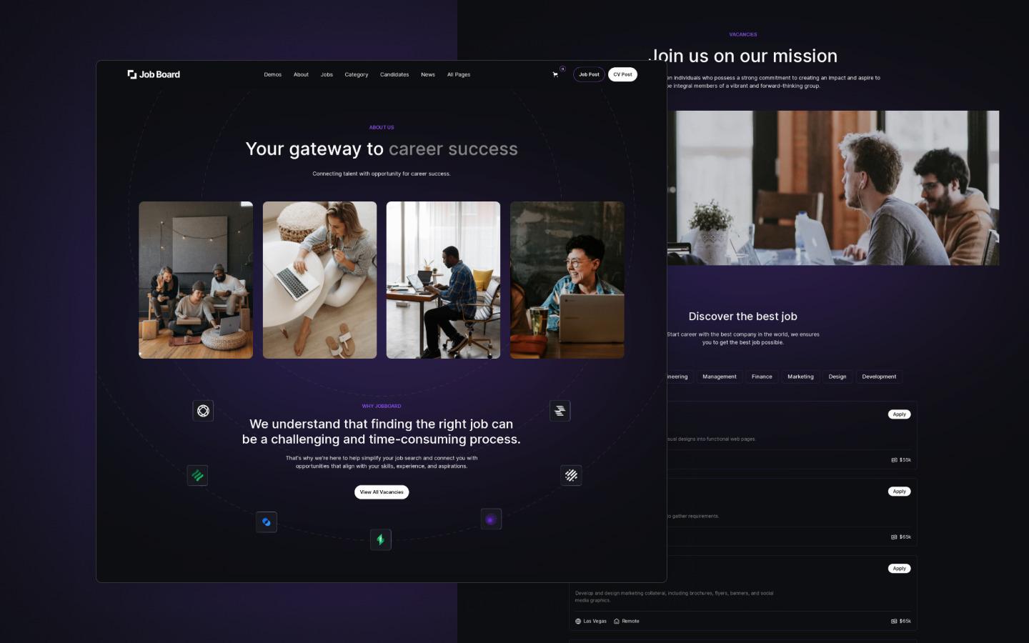 Job Board 128 - Job Board Website Template