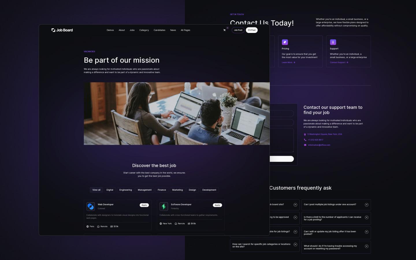 Job Board 128 - Job Board Website Template