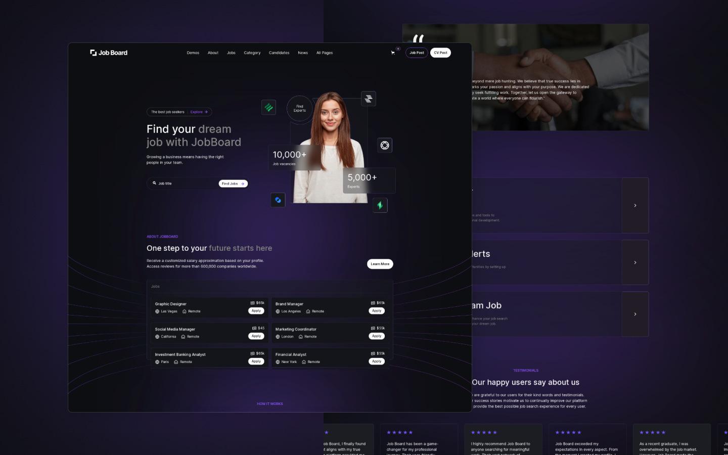 Job Board 128 - Job Board Website Template
