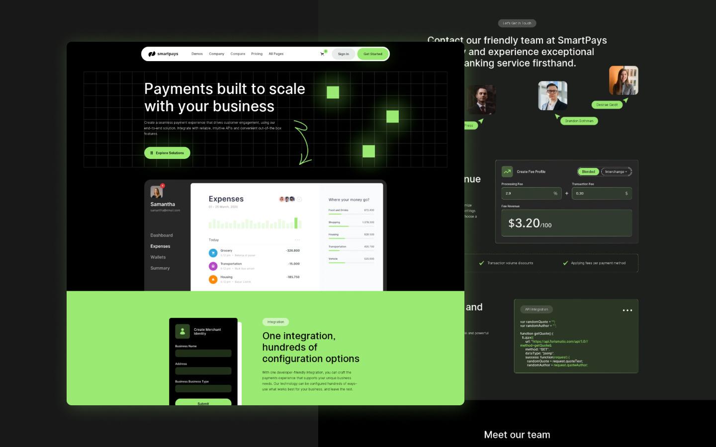SmartPays 128 - Fintech and Payment SaaS Website Template