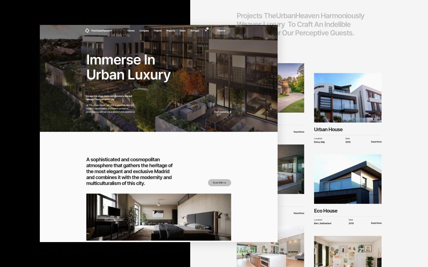 TheUrbanHeaven 128 - Real Estate Website Template