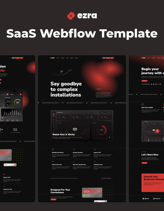 Ezra 128 - SaaS and Startup Website Template