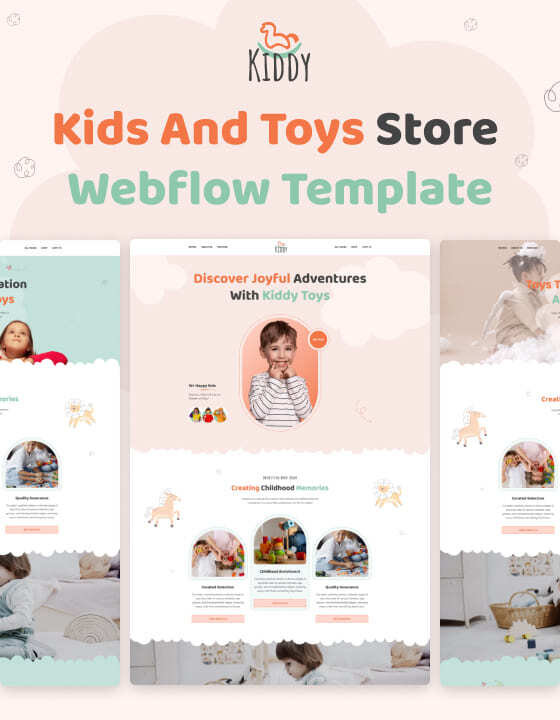 Kiddy 128 - Kids and Toys Store Website Template