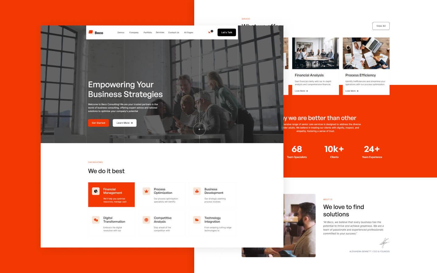 Beco 128 - Business Website Template