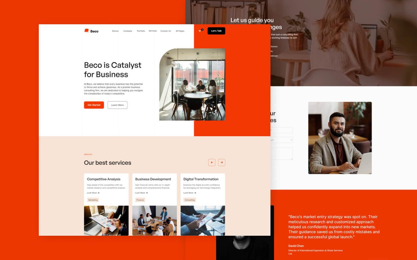 Beco 128 - Business Website Template